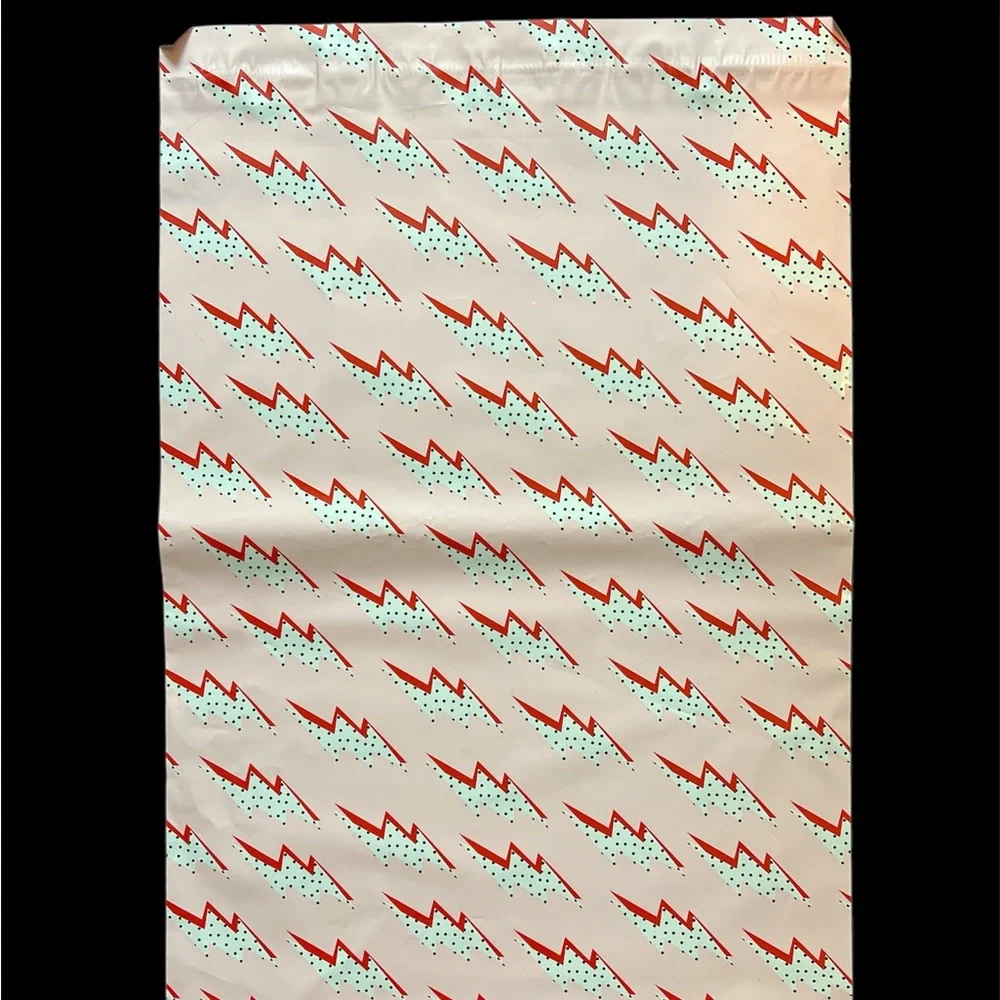 10”x13” Pink and Black Lightning ⚡️ Poly Mailers set of 10
